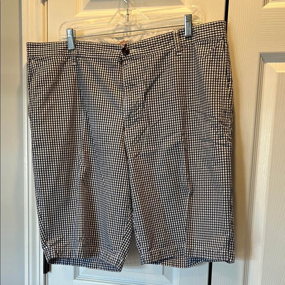 Dockers White and Blue Shorts
